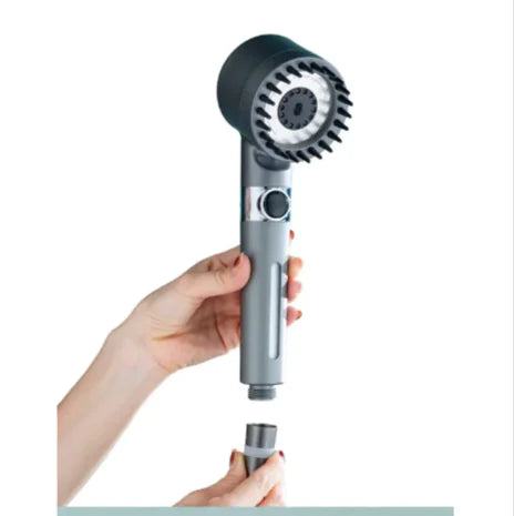 Cabezal de Ducha de Alta Presión de 3 Modos – Grifo Portátil con Filtro y Lluvia